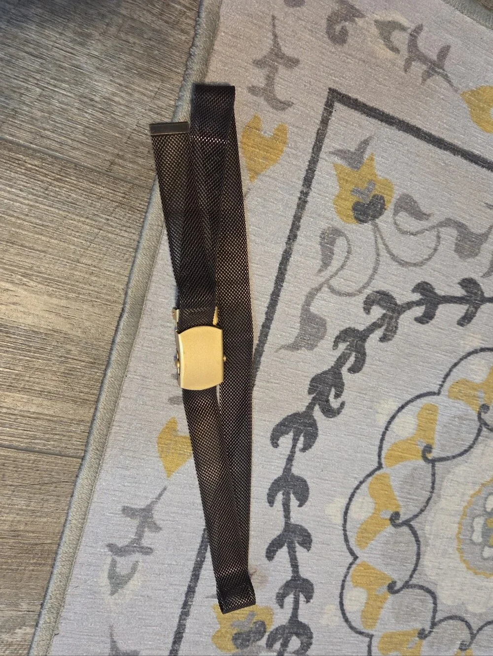 Limited Solid Brass Buckle With Metal Mesh M/L